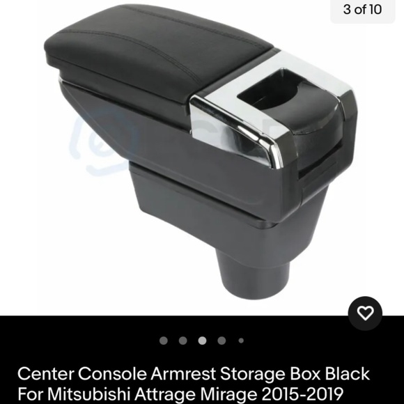 Universal Center console for 2019 Mitsubishi Mirage G4 or similar sedan - Picture 2 of 6